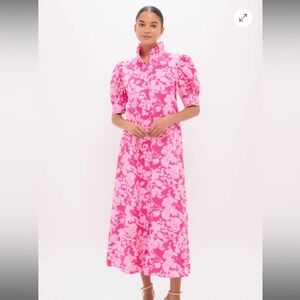 Tuckernuck Floral Pink Maxi Dress
